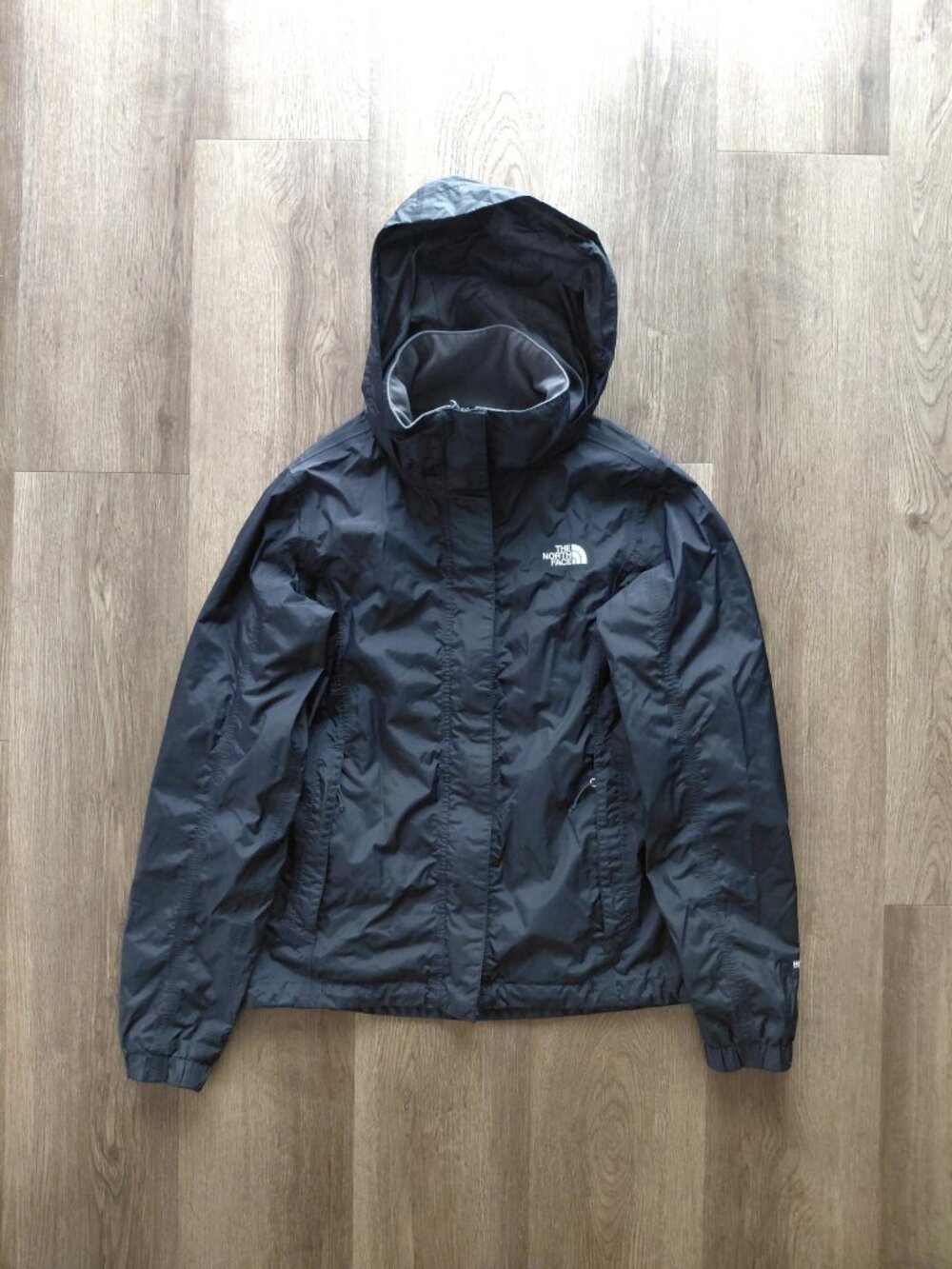 The North Face Black Puffer Zip-Up Hoodie | Women's Small | 100% Polyester